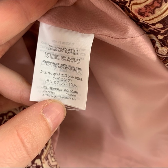 Madewell kaleidoscope drawstring waist button front top - Picture 5 of 12